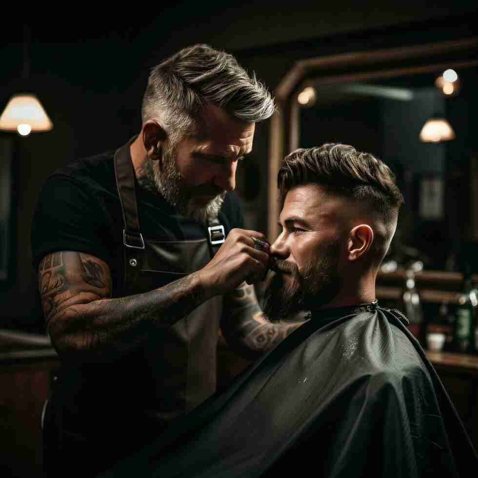 Professional men's grooming services at Glitter Touch NY